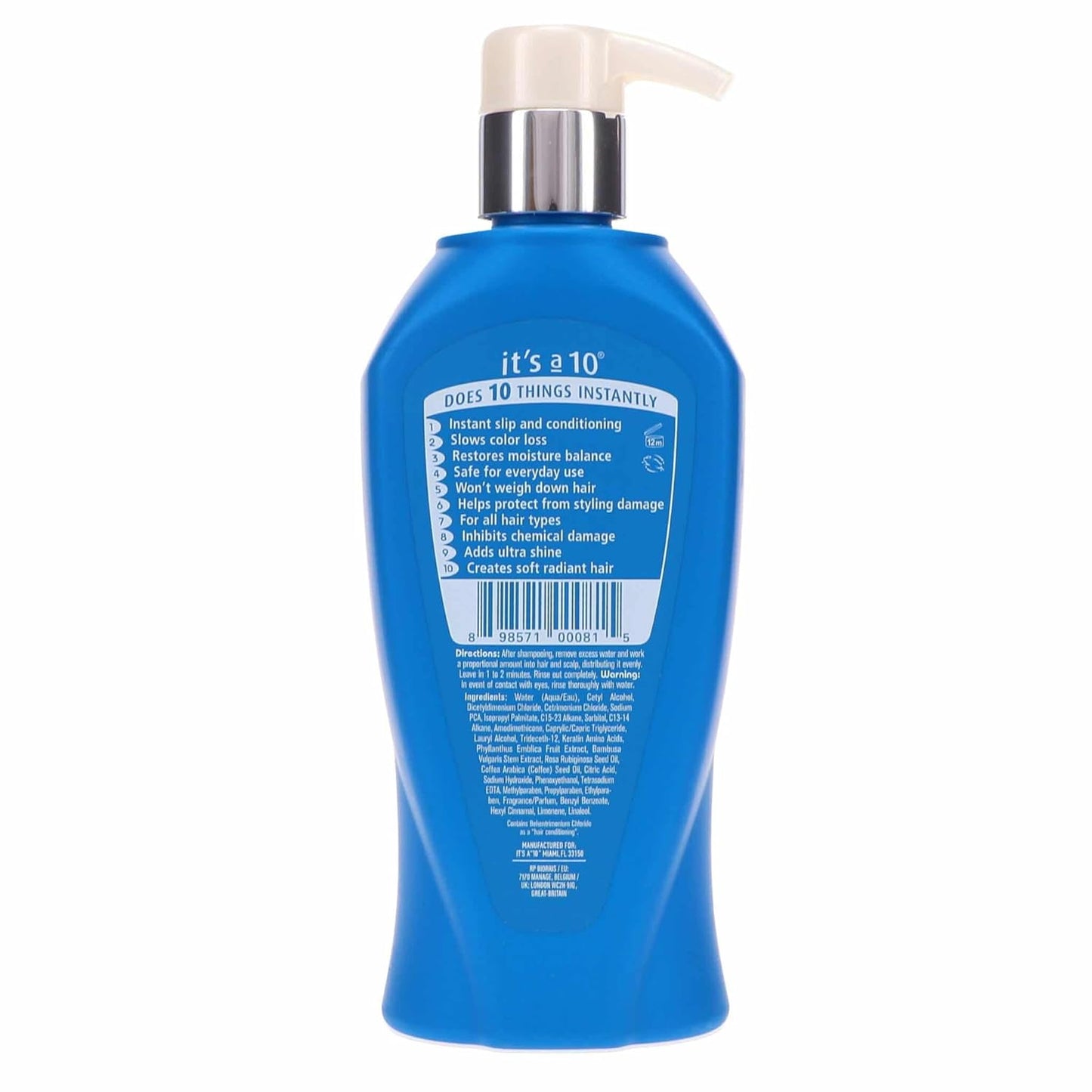 Potion 10 Miracle Repair Daily Conditioner by Its A 10 for Unisex - 10 oz Conditioner