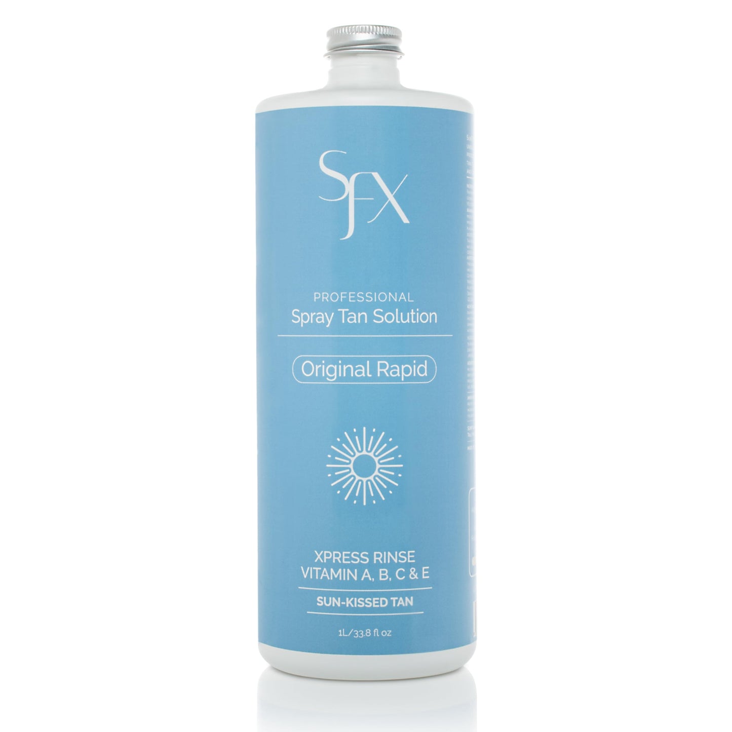 SunFX Rapid - All Natural Spray Tanning Solution | Dark Tan | Dry to Touch (1L/33.8 fl oz, DARK SUMMER)