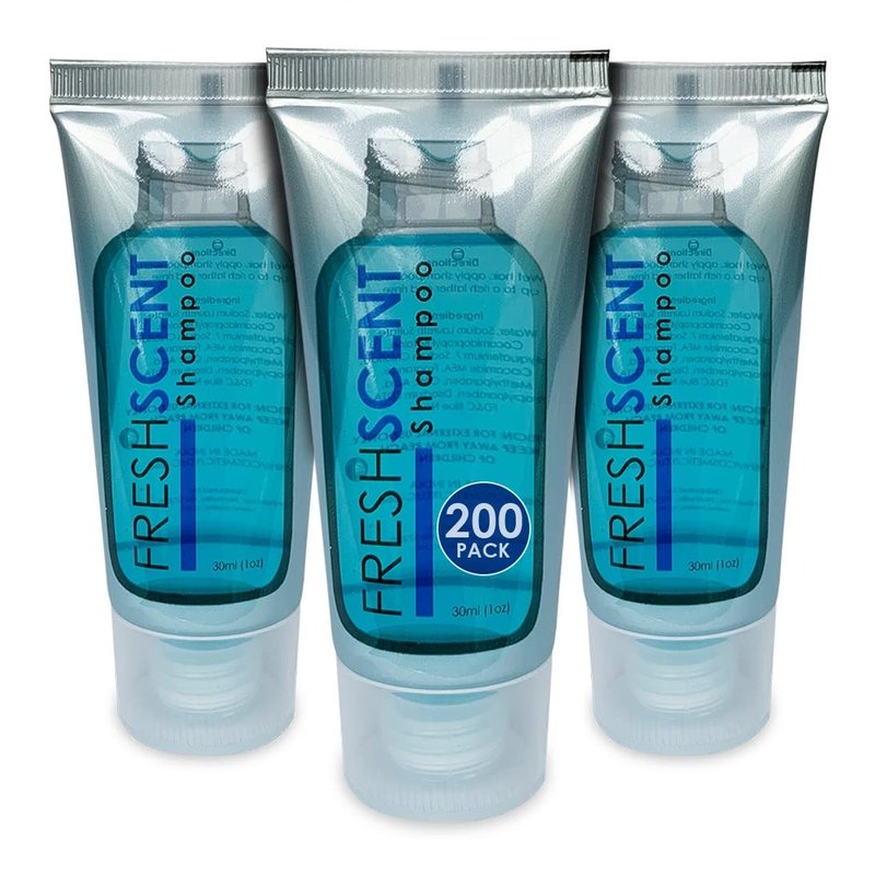 Freshscent Shampoo - Travel Size 1oz | Bulk Hotel Amenities, Perfect for Hospitality