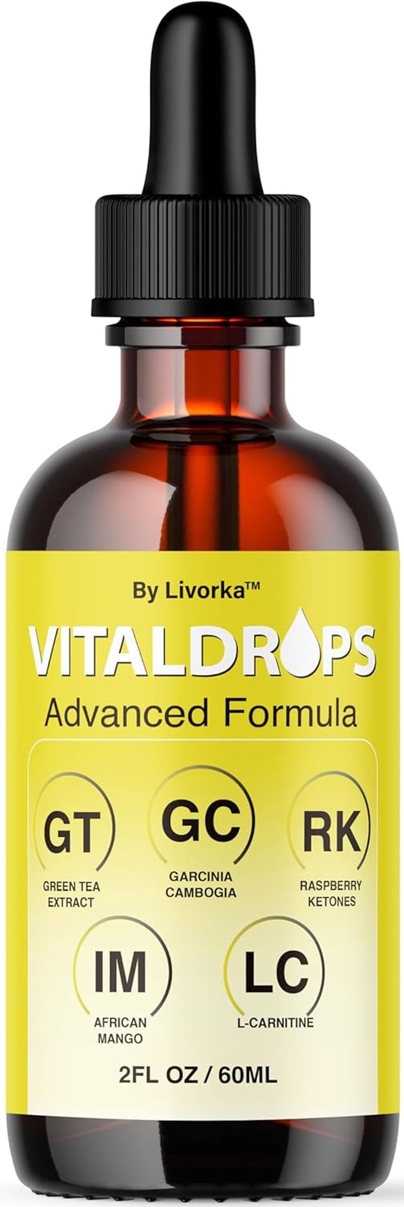 Vital Drops - Advanced All-Natural Multivitamin Liquid Supplement for Overall Health | 1 Month Supply