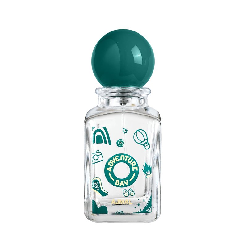Ajmal Kids Adventure Perfume for Boys, 1.7 fl oz / 50 ml, Fresh Fruity Citrus Amber Scent with Peach & Orange, Lively Kids Fragrance, Made in Dubai