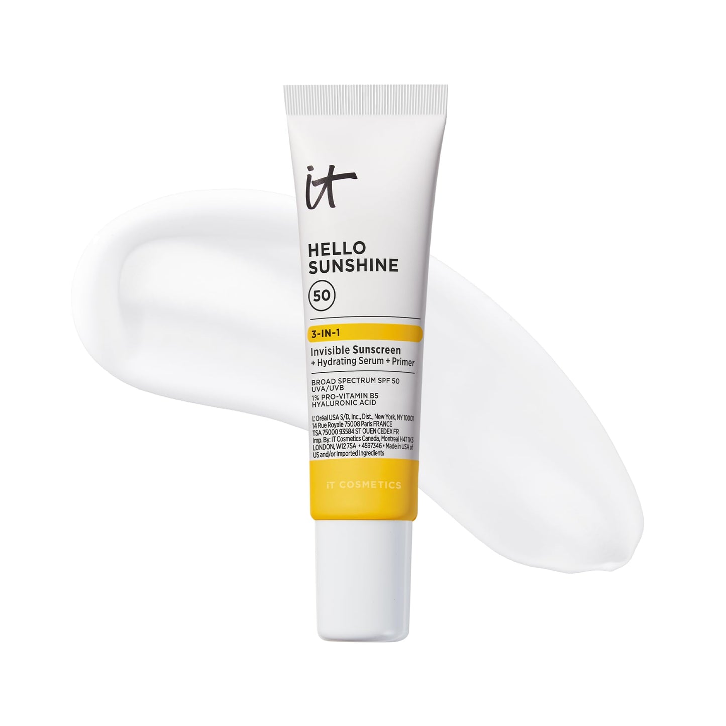 IT Cosmetics Hello Sunshine Hydrating Sunscreen SPF 50 - Mini (0.5 fl oz)