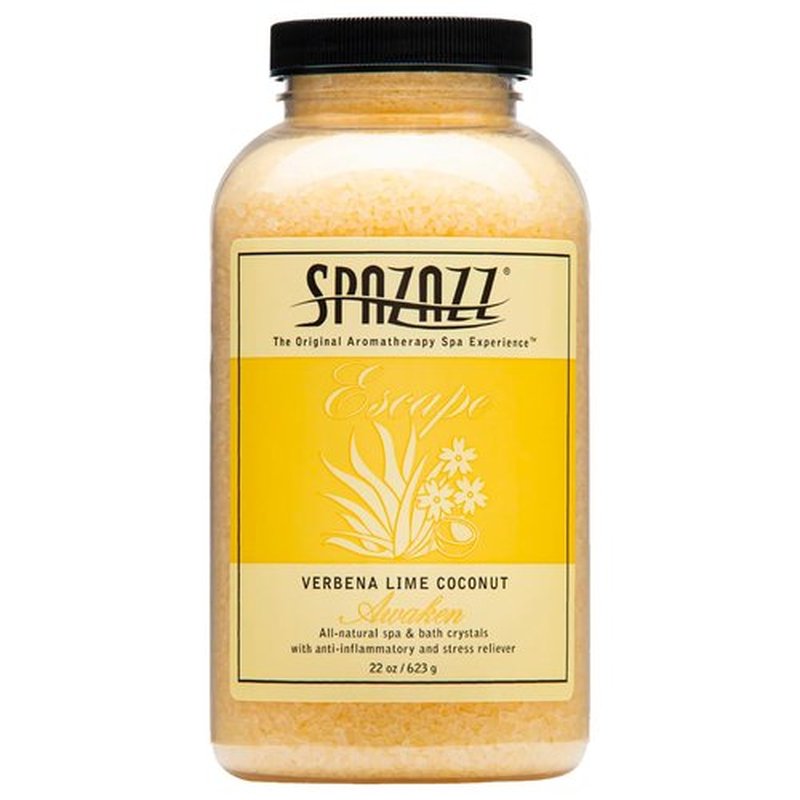 Spazazz 7377C Spa and Bath Crystals, Lime Coconut , 22 Ounce