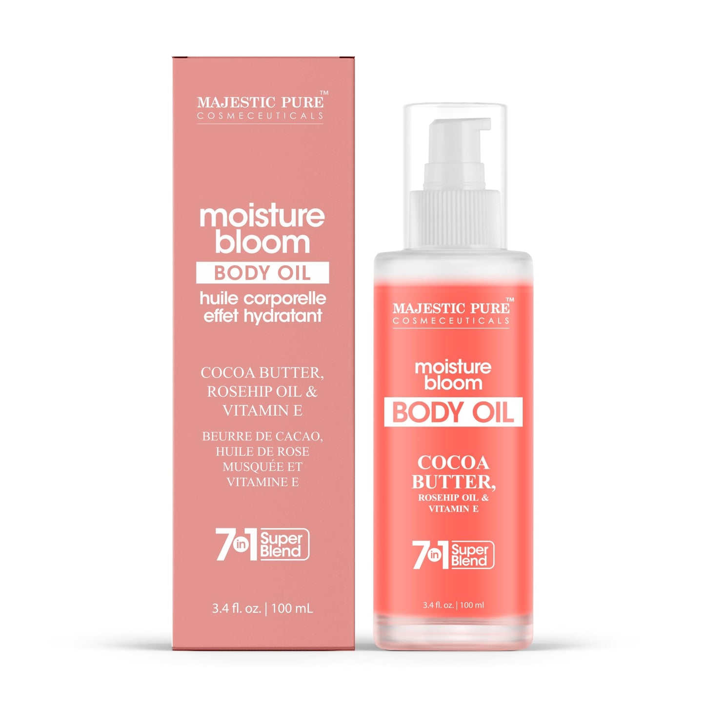 Majestic Pure Moisture Bloom Body Oil - 3.4 Fl Oz