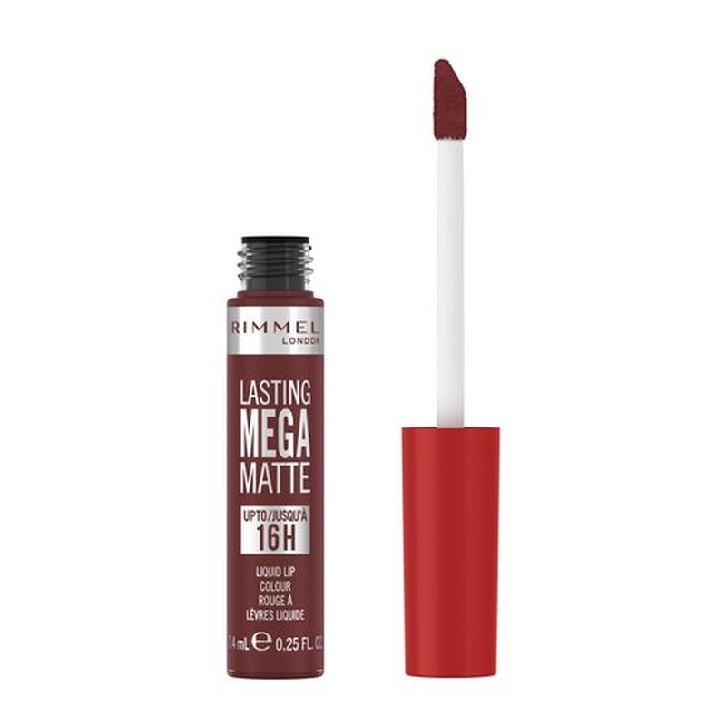 Rimmel London Lasting Mega Matte Liquid Lipstick, Long-Lasting, Hydrating, Vegan Formula - 860 - Urban Affair, 0.25oz