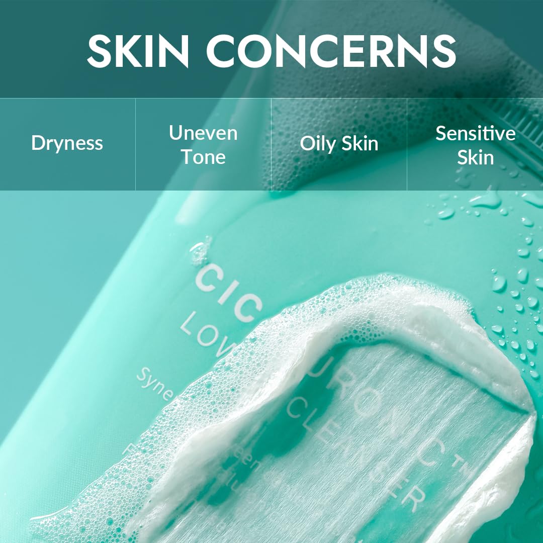 MIZON Cicaluronic Low pH Cleanser with Centella Asiatica Hyaluronic Acid BHA Sebum Care Blemish Care Dead Skin Cell Removal Korean Skincare (120ml/4.05fl oz)
