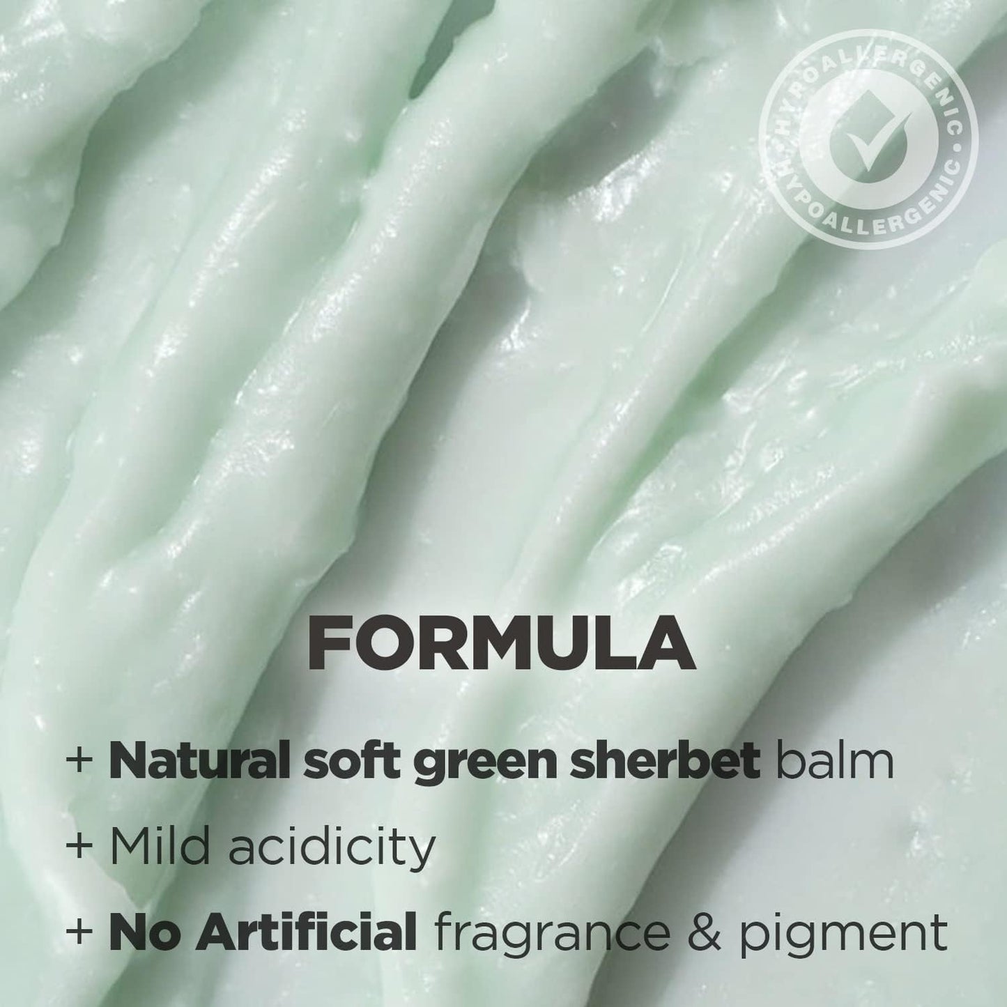 KSBC HYGGEE Soft Reset Green Cleansing Balm - Vegan Gentle Makeup Remover Sherbet Milky Oil Based Cleanser, Tea Tree Extract & Jojoba Oil, Hypoallergenic for Sensitive Skin, 3.38oz.