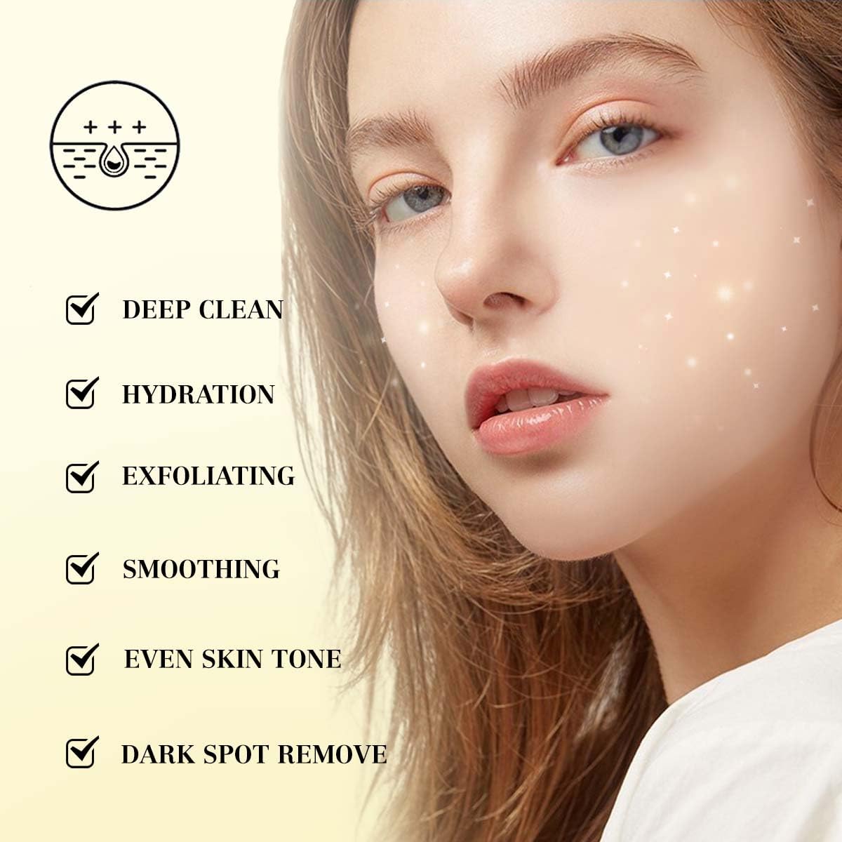 Kojic Acid Face Turmeric Pads: Individually Wrapped Makeup Remover Facial Cleanser 10Packs(20Pads) Women Travel Essentials
