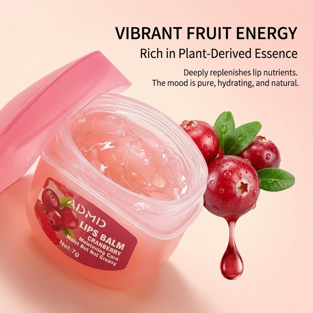 8 Packs Fruit Flavor Mini Lip Balm Set, 8 Pack Fruit Lip Balm for Dry Chapped Lips, Small Lip Balm Bulk Moisturizing, Cute Lip Care Products, Long Lasting Hydration, Mini Chapstick Set