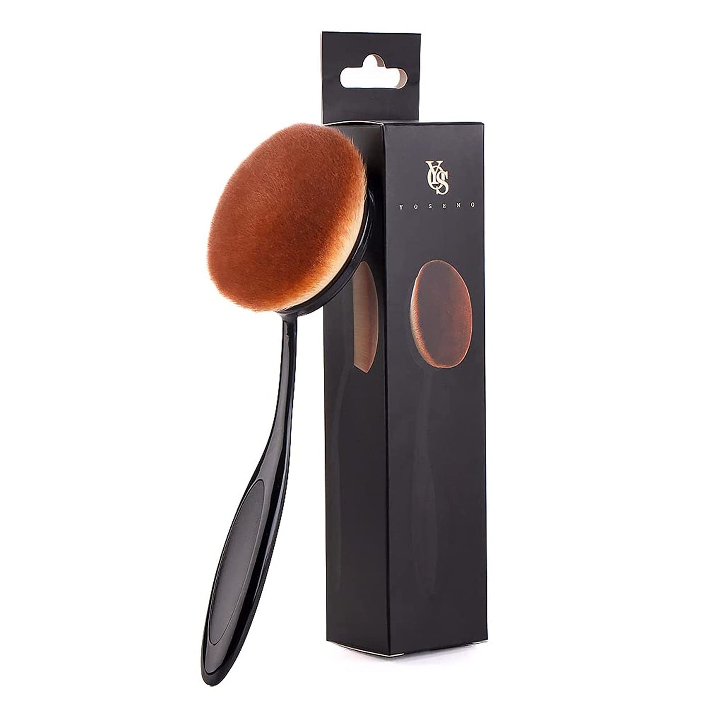 Yoseng Oval Foundation Brush, Large Toothbrush Makeup Brushes Fast Flawless Application Liquid Cream Powder Foundation,Sunscreen Applicator for Kids（Blue)
