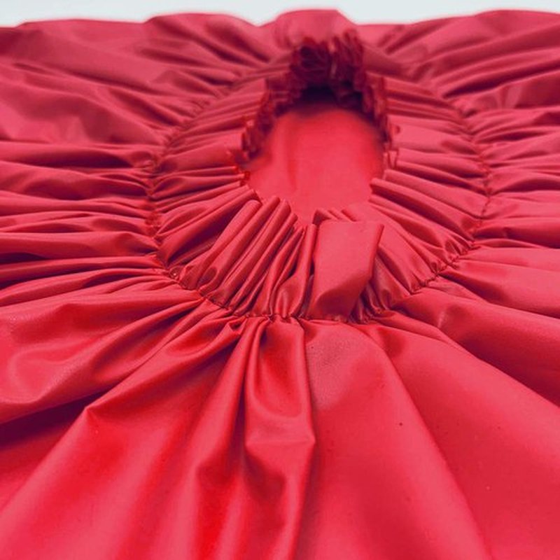ELEBOX Premium Collection Super Jumbo Shower Cap Red