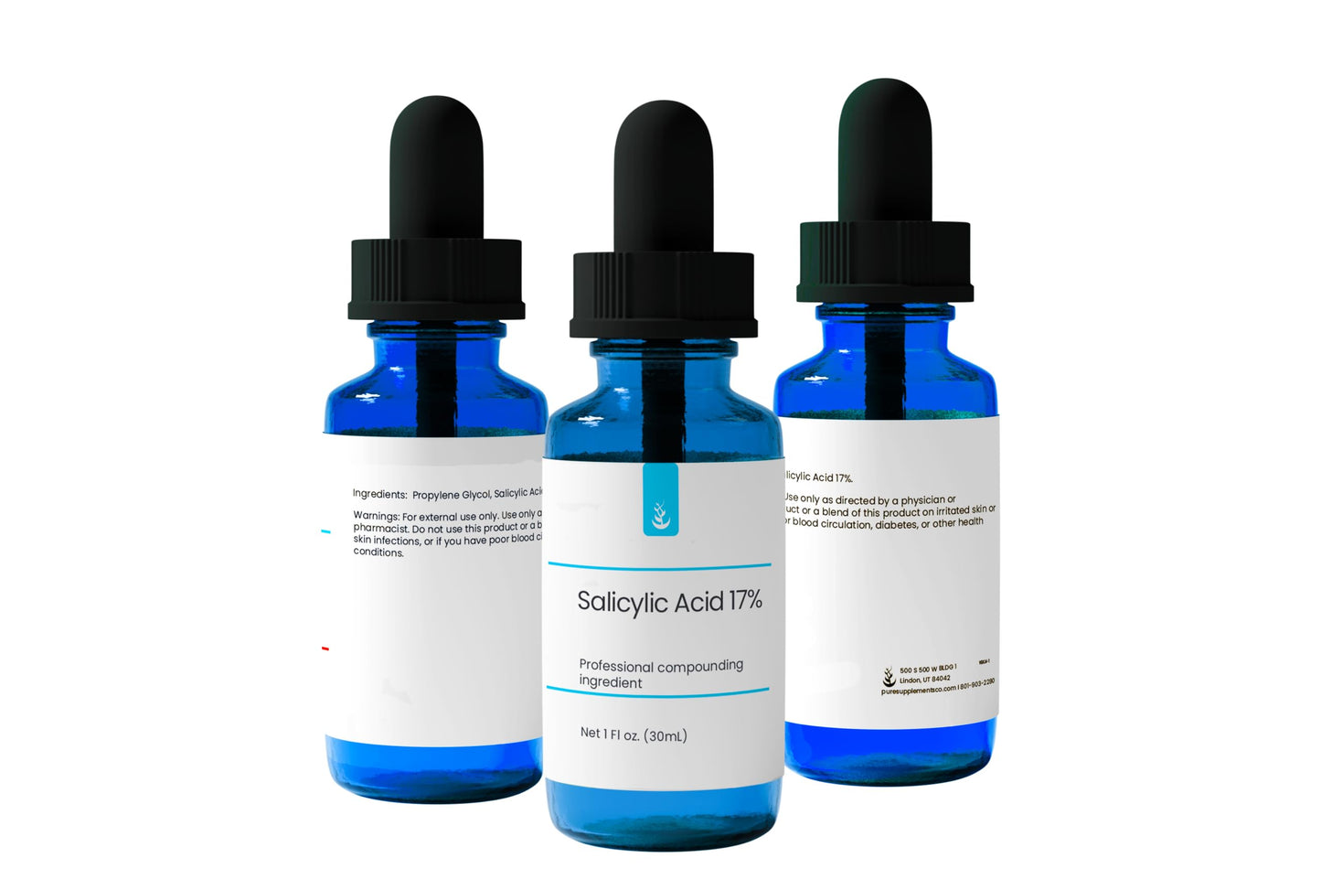Pure Original Ingredients Salicylic Acid 17% Solution (30 mL), Pure & Simple Serum