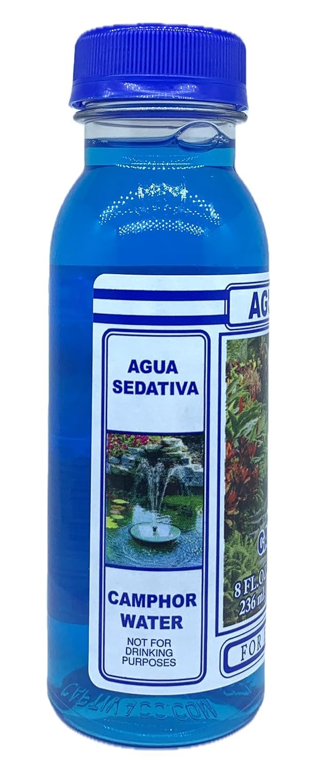 Crusellas Agua Sedativa (Camphor Water) 8 Fl Oz