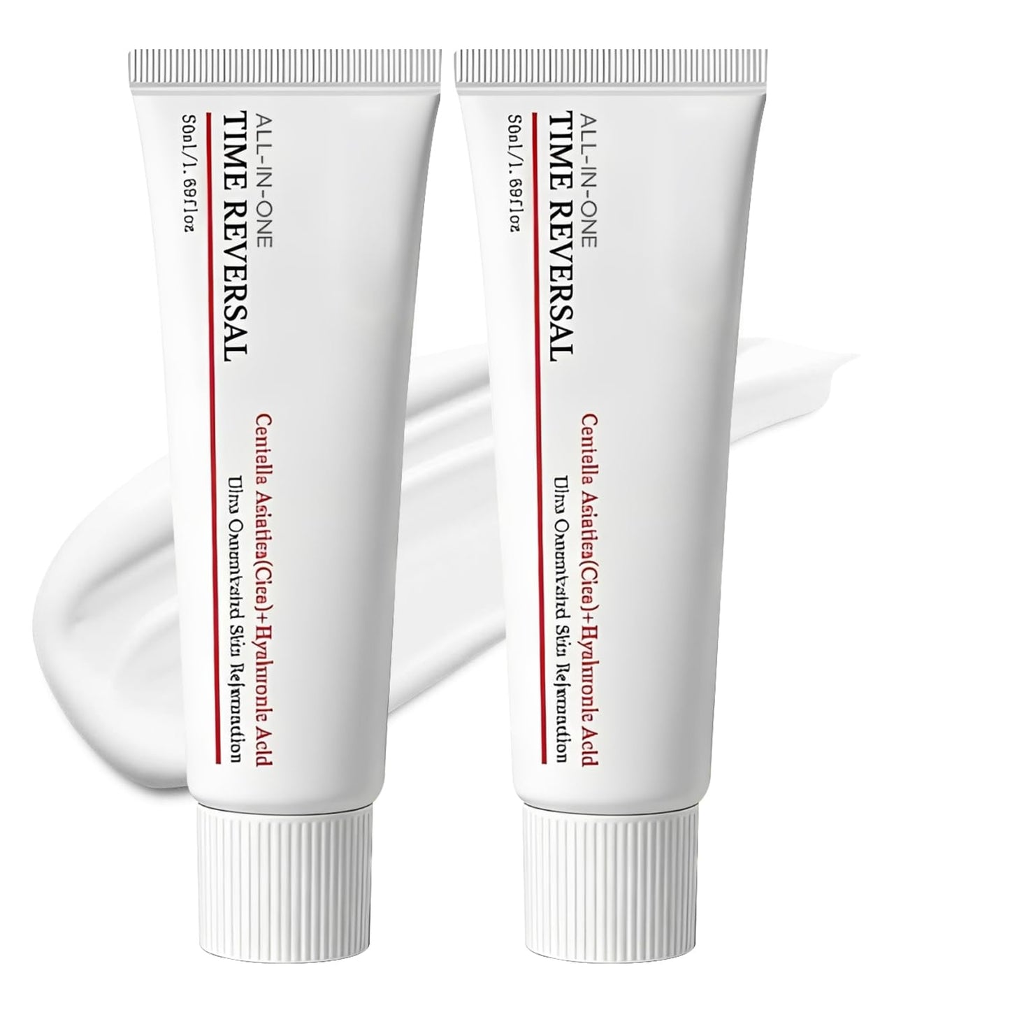 BSpecter 2Pcs Time Reverse Cream, All-In-One Face Moisturizer Cream with Centella Asiatica (Cica), Deeply Hydrating & Nourishing Skin, Firms & Reduces Wrinkles, Collagen & Hyaluronic Acid