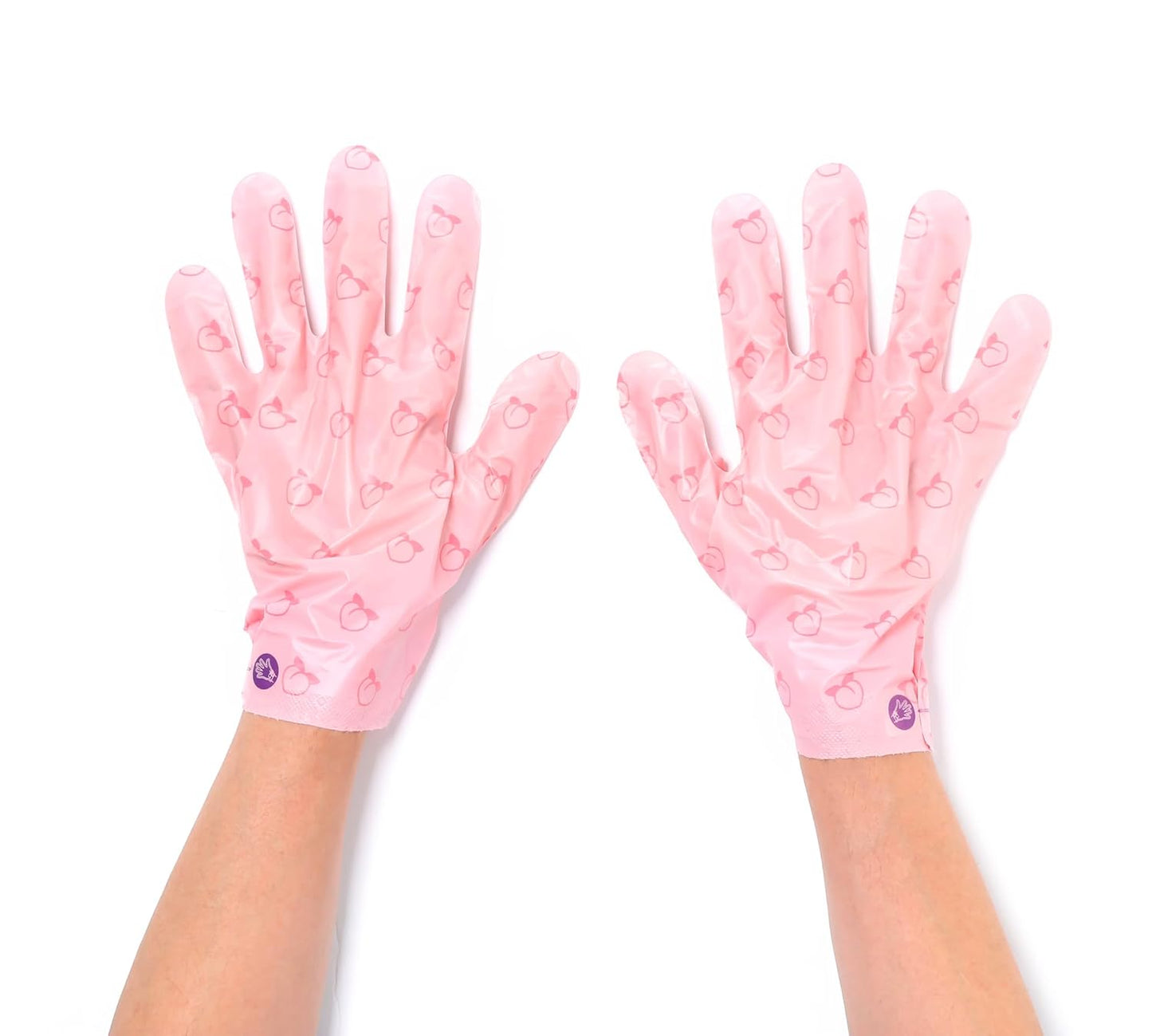 TONYMOLY I’m Lovely Peach Hand Mask – Hydrating & Moisturizing Korean Hand Treatment Gloves with Peach, Plum & Honeysuckle Extracts – Phone Screen Friendly, 5pk
