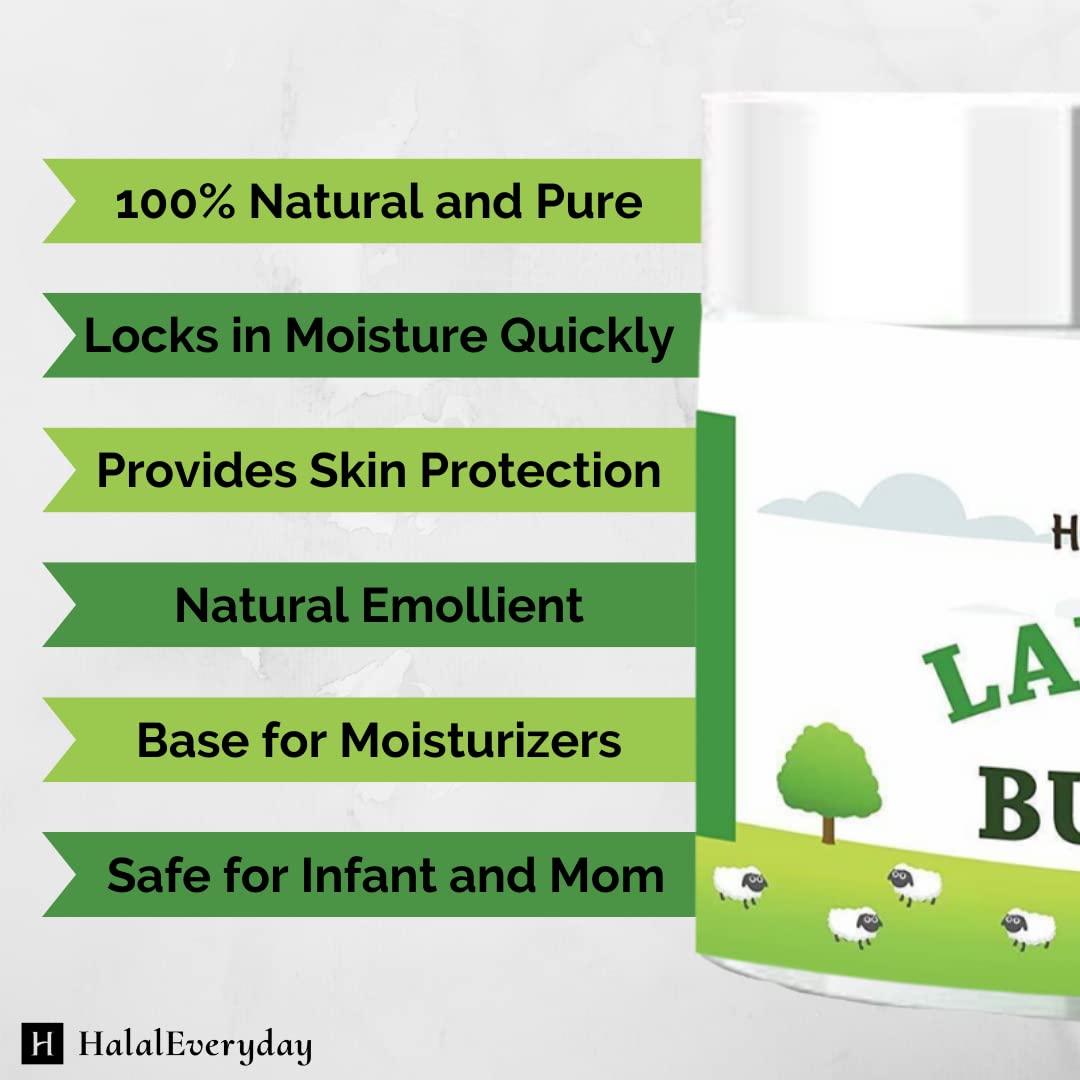 Kyabo Pure Lanolin 4oz Jar - All-Natural Emollient for Dry Skin, Chapped Lips, and More - Moisturizing, Hydrating, and Soothing - Ideal for Skincare and DIY Beauty Products Organic (4oz Jar)