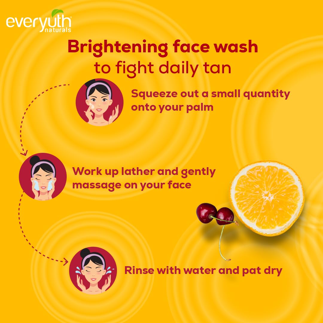 Everyuth Naturals Oil Clear Lemon Face Wash, 150G
