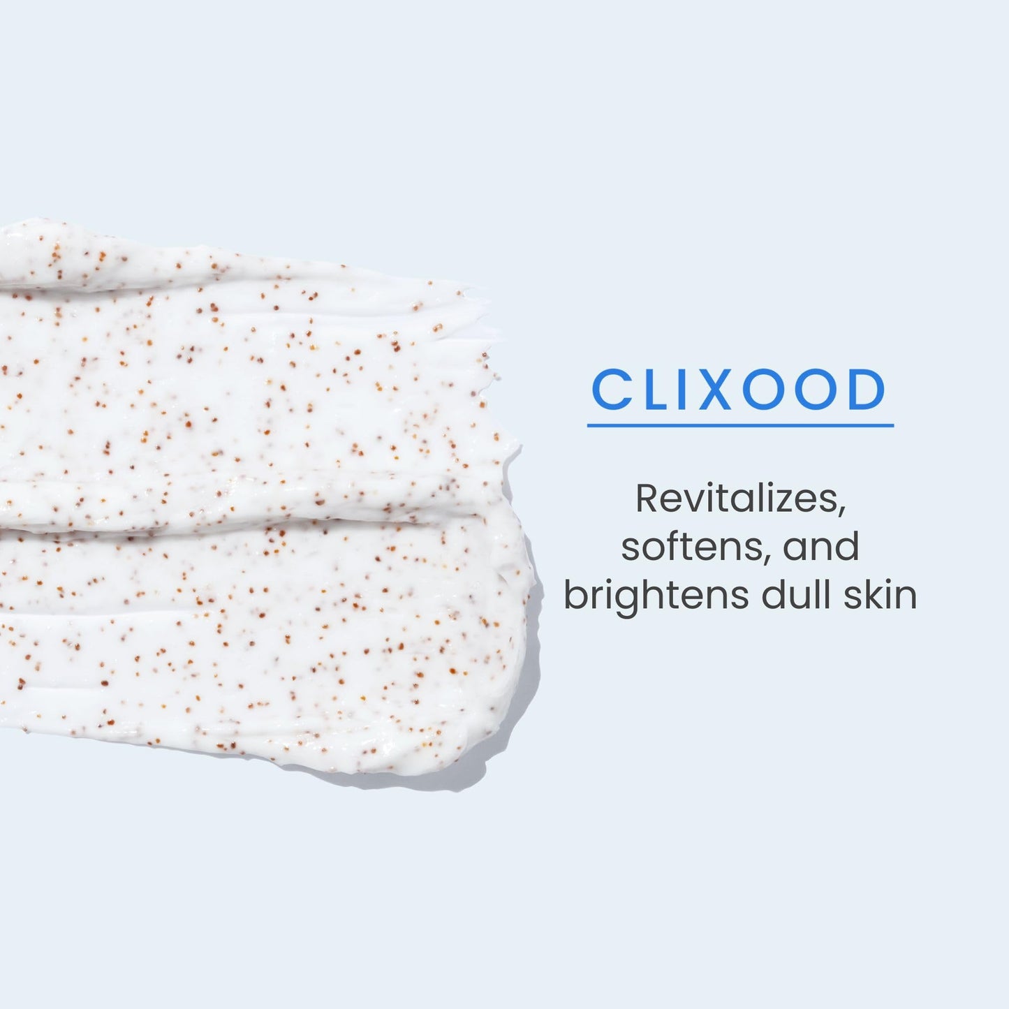 Clixood - Exfoliating Facial Scrub with Nutrient-Rich Natural Extracts | Face Scrubber for Women for a Youthful, Radiant Look - 1.17 fl oz