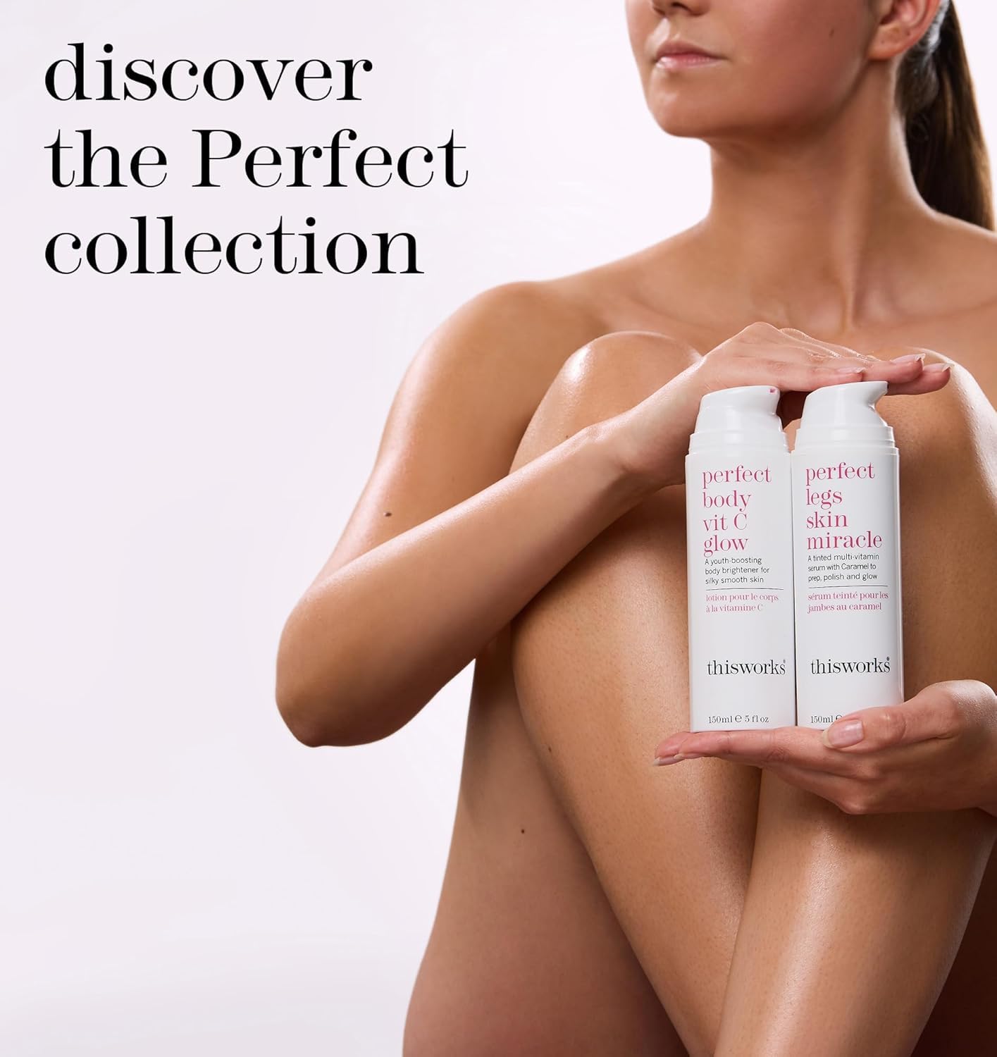 This Works Perfect Legs Skin Miracle: Tinted Serum with Vitamin C & E for Radiant, Sun-Kissed Glow, Evens Skin Tone & Reduces Imperfections, 5 fl oz