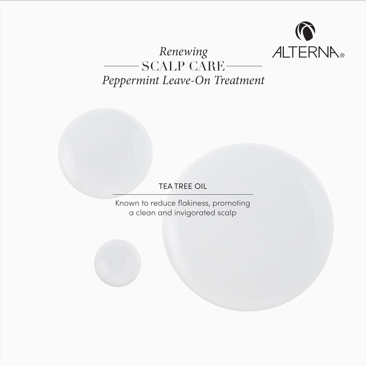 Alterna Haircare Renewing Scalp Care Peppermint Leave-On Treatment, 2.5 Fl Oz Lightweight, Fast Absorbing to Moisturize and Invigorate