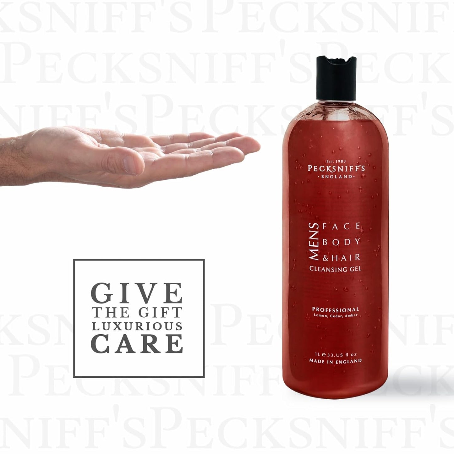 Sandalwood & Vanilla Shower Gel 750ml - Pecksniff's Classic Moisturizing Formula