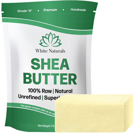 African Shea Butter - Pure Unrefined Organic Moisturizer for Skin & Hair | 1lb Size