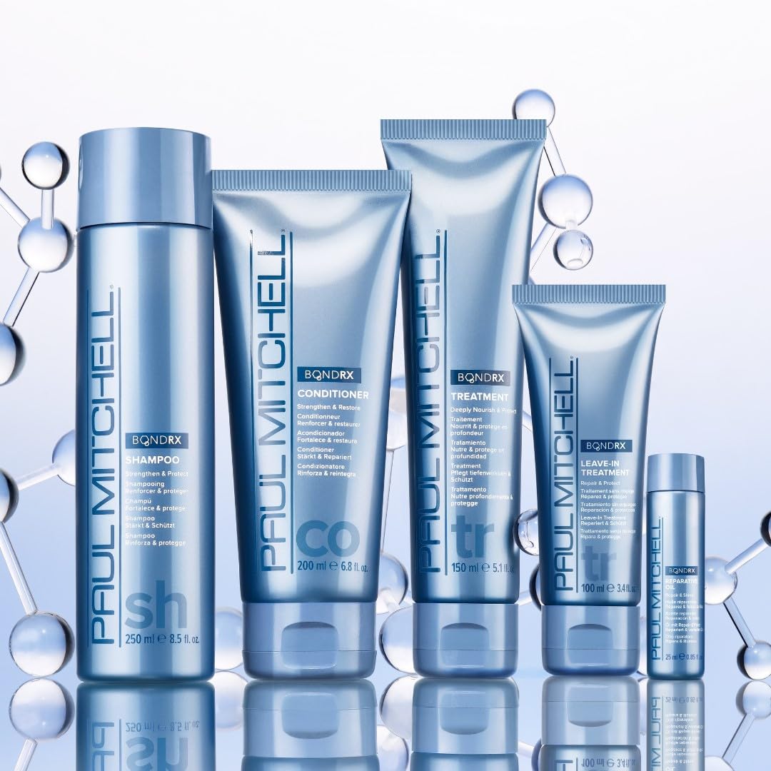 Paul Mitchell Bond Rx Leave-In Treatment, Repairs + Protects, For Chemically Treated + Damaged Hair, 3.4 fl. oz.