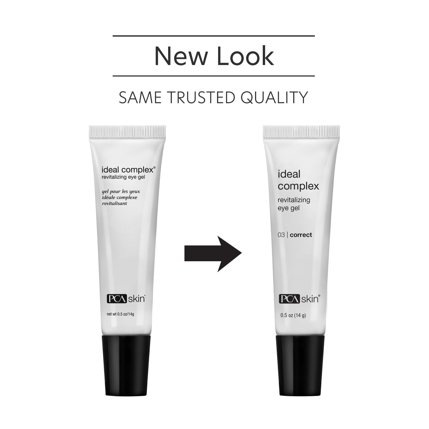 PCA SKIN Ideal Complex Revitalizing Eye Gel, Under Eye Serum, 0.5 oz
