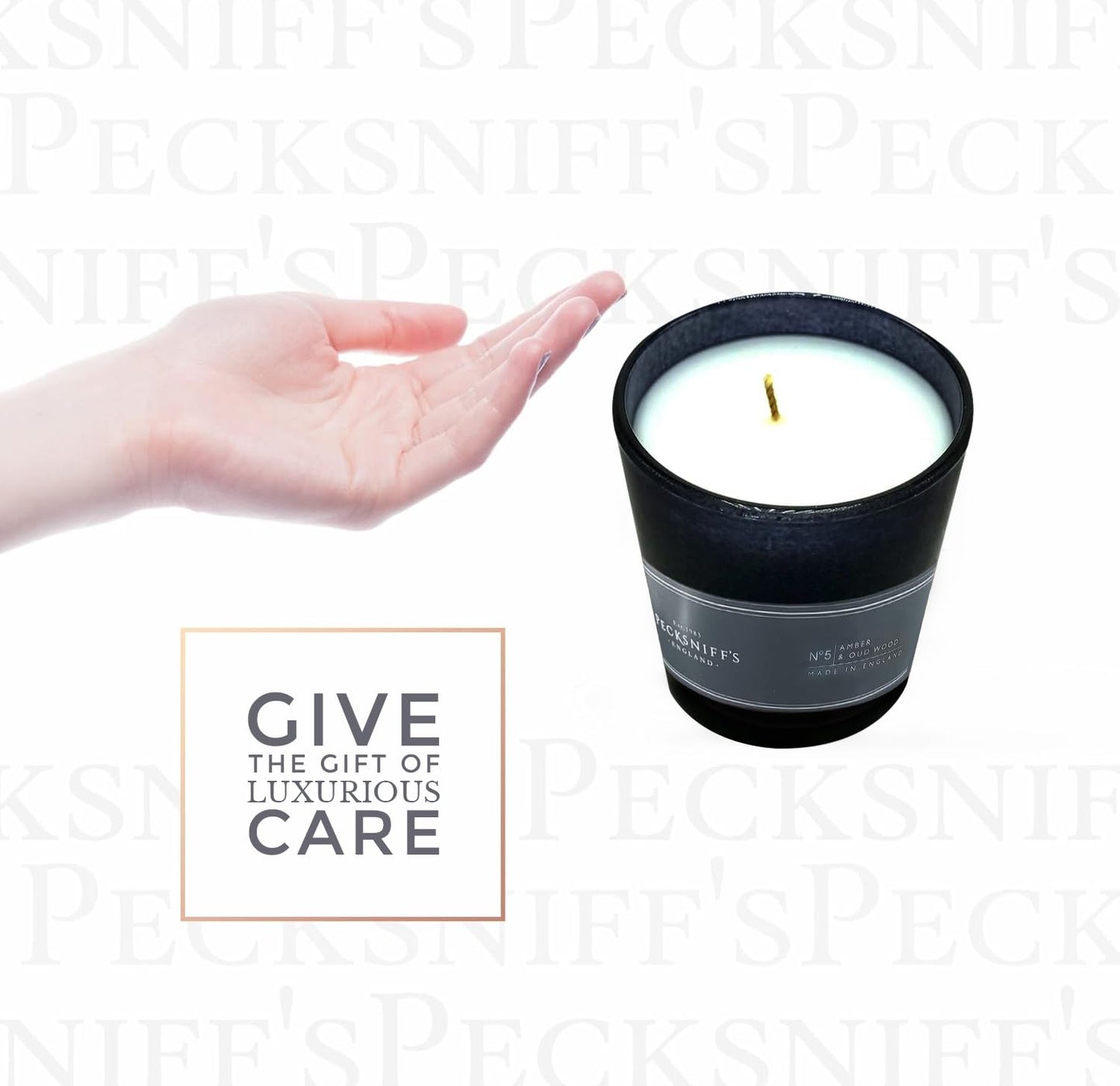 Pecksniff's Amber Deep-Sleep Aroma Therapy Candle | 1 Wick, 184g/6.49oz
