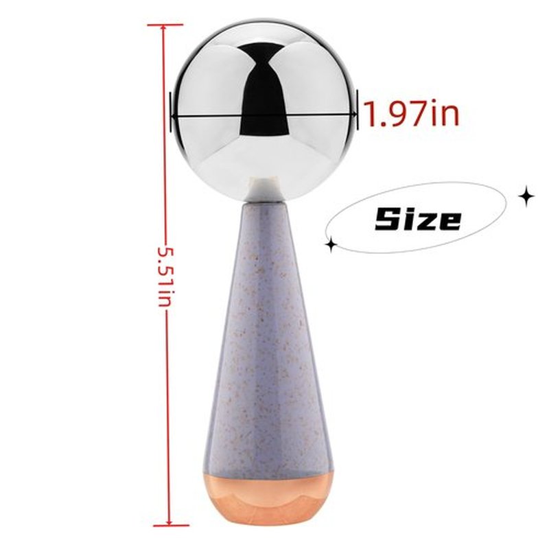 brakverla Facial Ice Globes and Roller, Cooling Massager for Face, Eyes and Neck, Cryotherapy Treatment for Puffiness, Dark Circles and Wrinkles