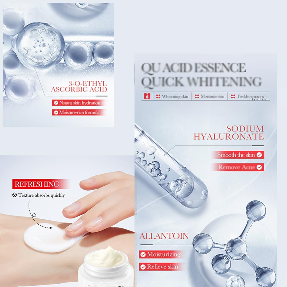 Kojic Acid Cream, Face and Body Gel, Dark Spots, Melasma, Natural Ingredients, Moisturizing and Mild Effect (1pcs acido kojico)