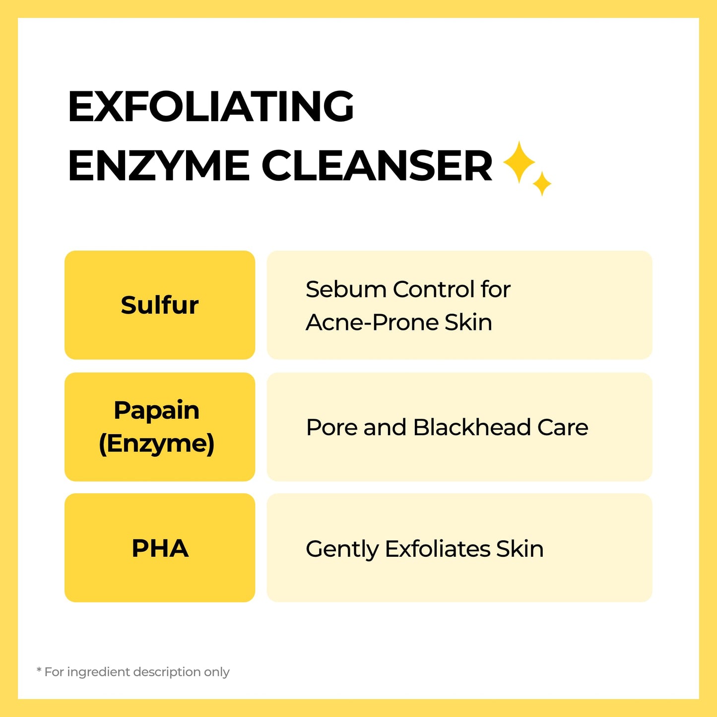 SINSURU Sulfur Mineral Cleansing Powder, Exfoliating Facial Wash with Enzymes and PHA for pores and blackheads, Even Skin Tone, Radiant, Sensitive, Acne-Prone Skin, Korean Skincare(1.76 oz. 50g)