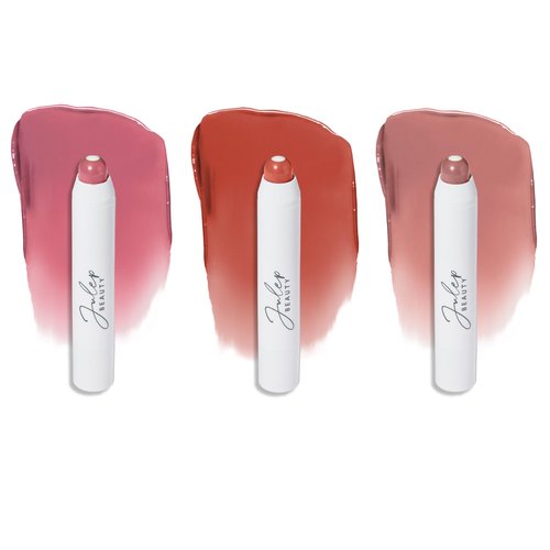 Julep It's Balm Tint of Color Lip Balm Trio - Vintage Mauve, 90s Neatural, Canyon Rose | Hydrating Lip Color with Vitamin E Core | Natural Gloss Finish | Vegan & Cruelty-Free