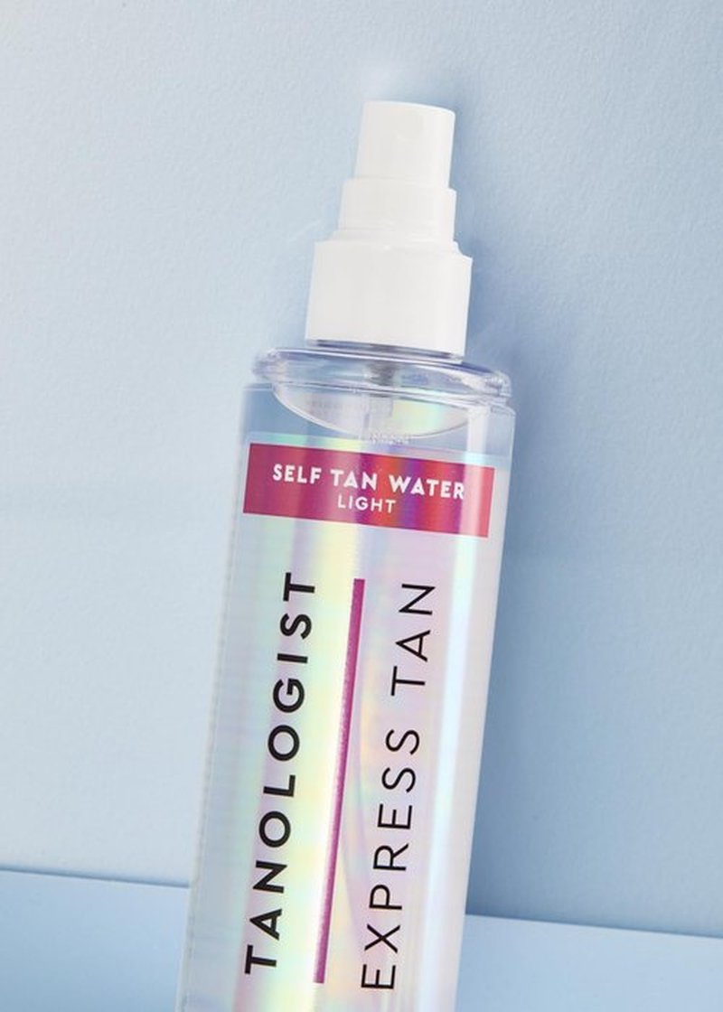 Tanologist Express Self Tan Water, Light - Hydrating Sunless Tanning Water, Vegan and Cruelty Free, 6.76 Fl Oz