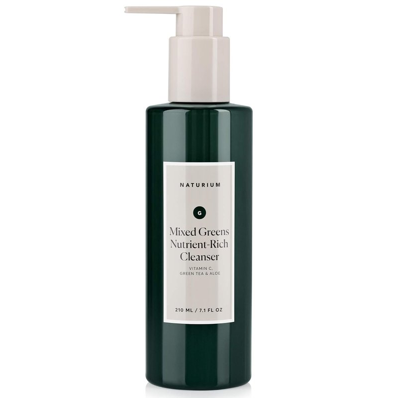 Naturium Facial Cleanser - Nutrient-Rich Formula with Vitamin C, Green Tea & Aloe | 7.1 oz