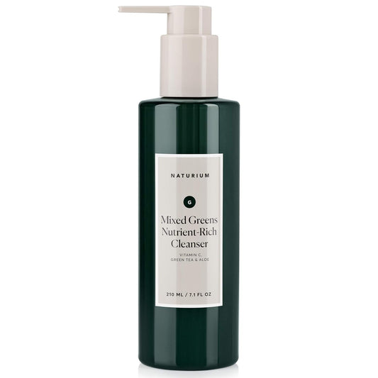 Naturium Facial Cleanser - Nutrient-Rich Formula with Vitamin C, Green Tea & Aloe | 7.1 oz