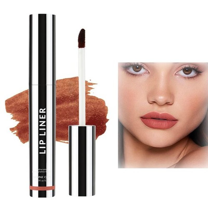 Veldoro Lip Stain, Lip Stain Peel, Lip Liner Stain Peel Off, Long Lasting Lip Tint Stain Peel Off Waterproof, Peel Off Lip Liner Stain Nude, for All Skin Types (Wine Red, Large)