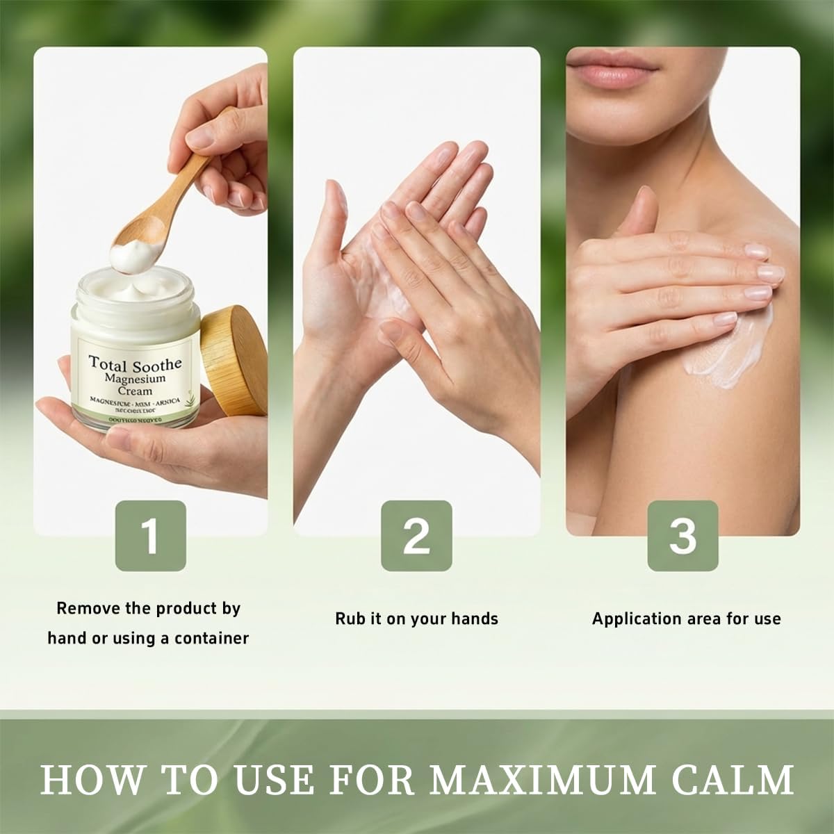 FYFTNMZ Total Relief Magnesium Cream,Mineral Delivery Formula & Arnica,Fast Absorbing, Non-Greasy Topical for Everyday Joint & Muscle Comfort(2pc)