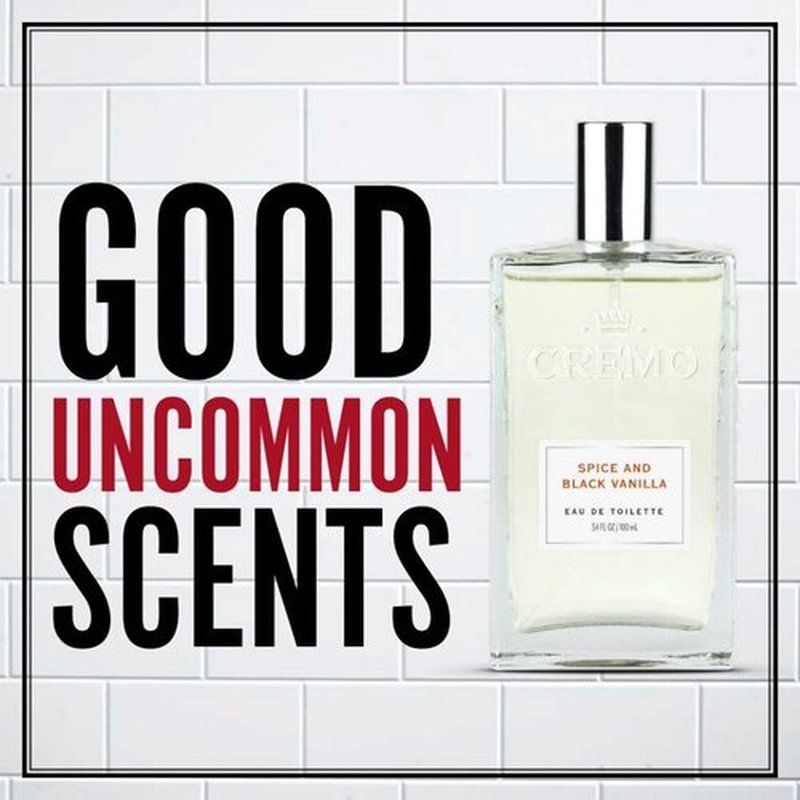 Cremo Cologne for Men - Spice & Black Vanilla Mens Cologne Spray - An Explosion of Vibrant Spices, Dark Woods and Black Vanilla, Fragrances For Men, 3.4 Fl Oz