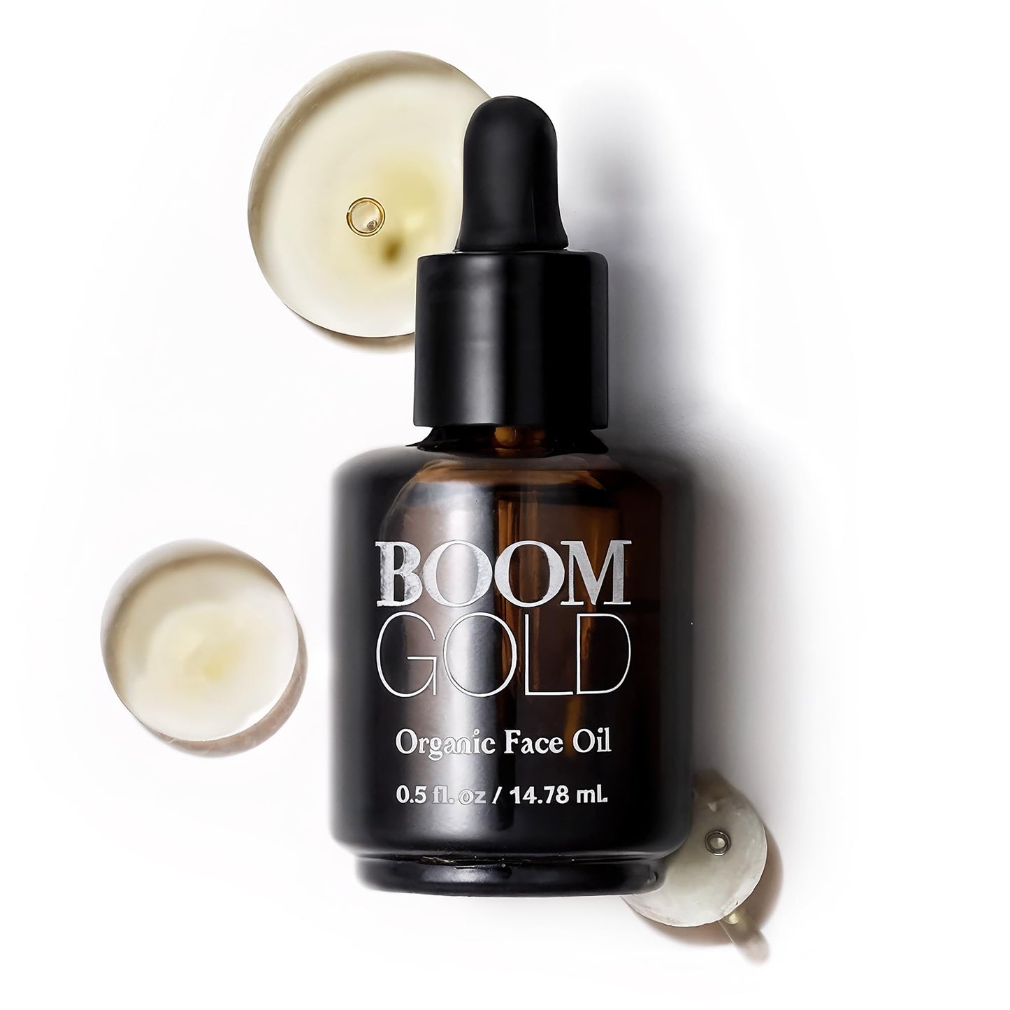 Boom Gold® Lightweight & Luxurious Facial Oil w/Organic Ingredients .5 Oz