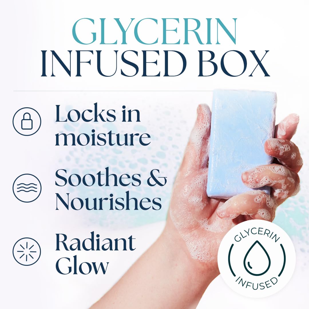 Nurture by Nature Bath Gift Set for Women - Birthday Gifts for Women, 4 Piece Spa Gift with Body Scrub, Bath Salts, Soap, Hand Cream, Self Care Gift for Mother’s Day, Gifts for Her, Gift for Mom