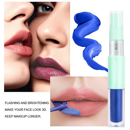 JUAAZIN Matte Lip Gloss with Spray Bottle, Pink Liquid Lip Stain Peel Off, Long Lasting Waterproof Lipstick Lip Gloss Stain, Transfer-proof, Highly Pigmented Color (Ruddy Pink)