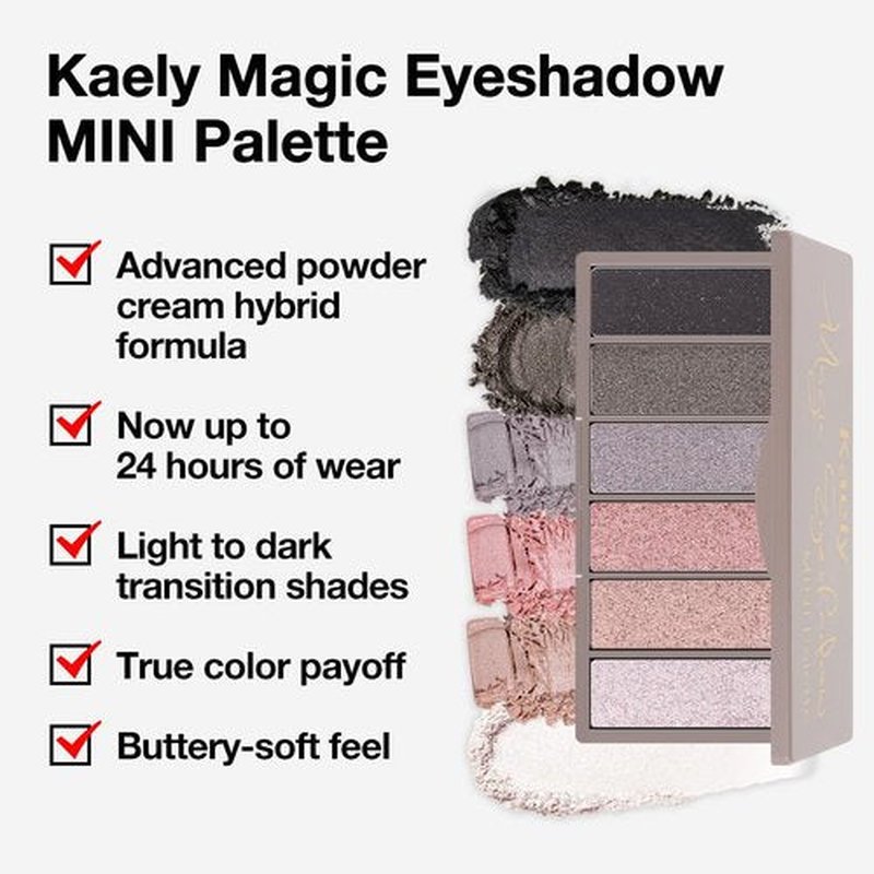 Kaely 6 Color Mini Nude Eyeshadow Palette Makeup, Highly Pigmented Eye Shadow Palette Waterproof, Natural Glitter Shimmer Eye Shadow Palette, paleta de sombras de ojos, Vegan & Cruelty-free, 03