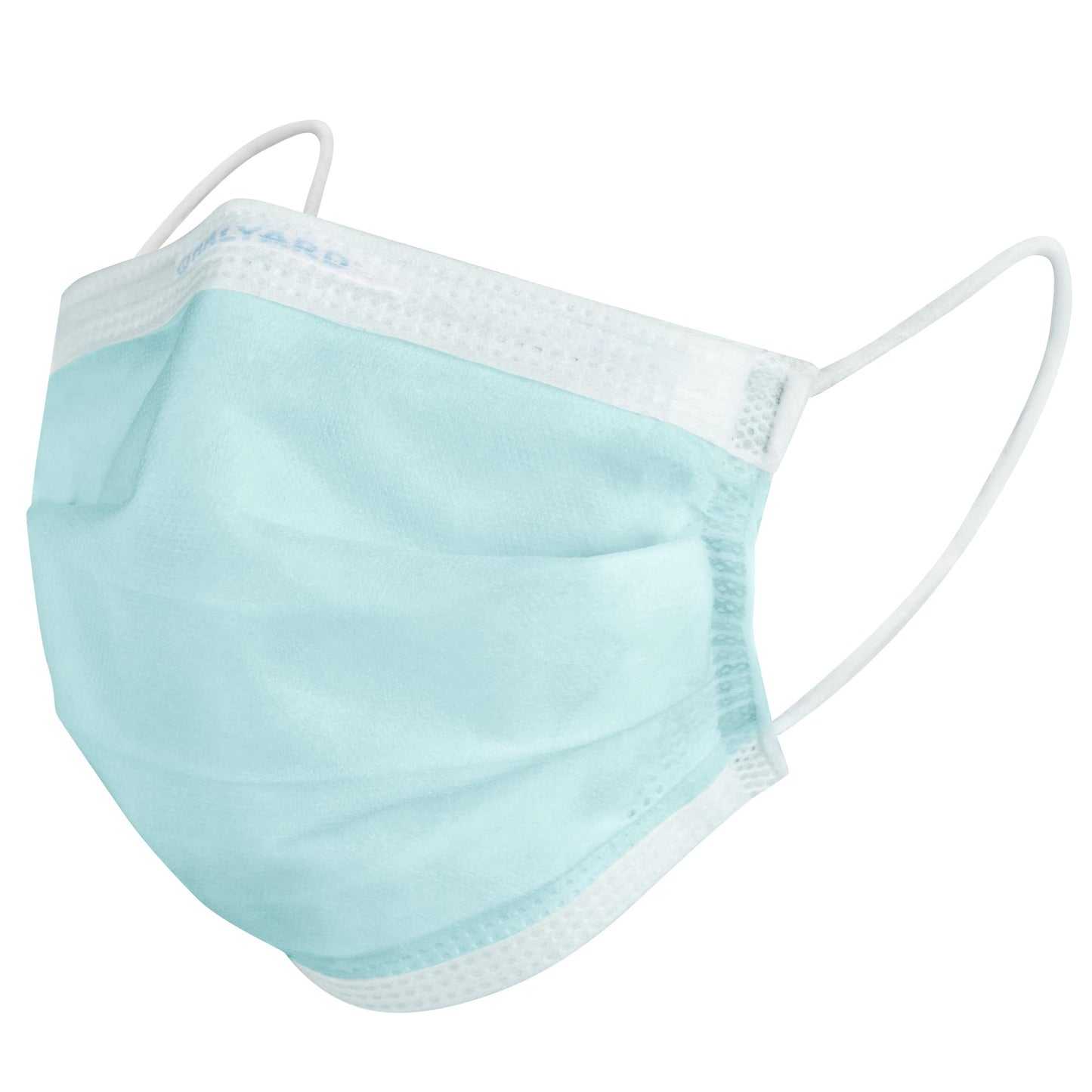HALYARD FLUIDSHIELD 2 Disposable Procedure Mask with SO SOFT Earloops, Level 2, Blue, 62115 (Box of 50)