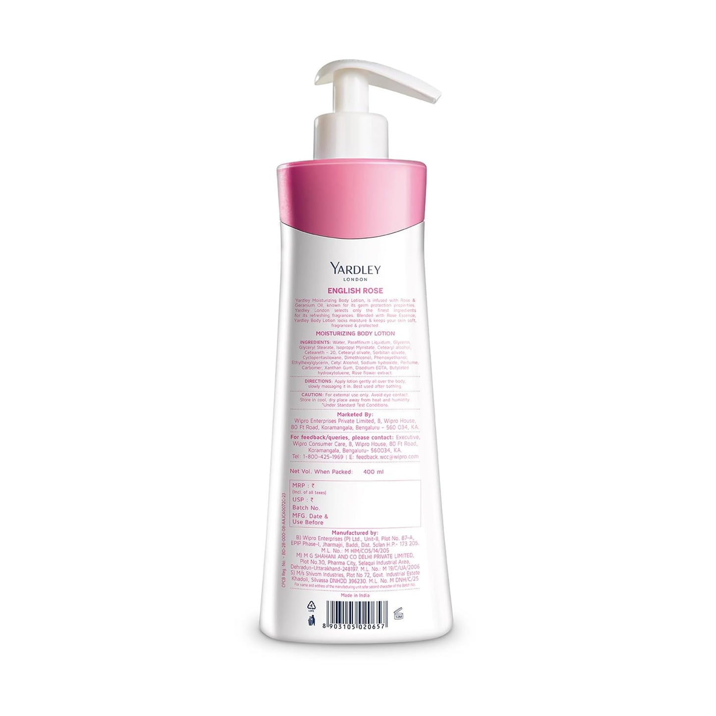 Yardley London - English Rose Moisturizing Body Lotion 400 ml