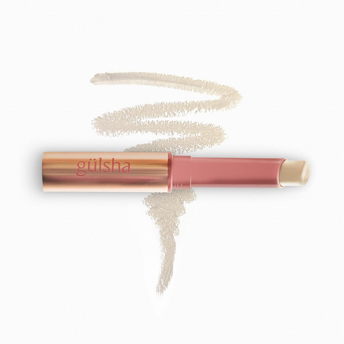 Gulsha Rose Kiss Lip Care Soft Matte Lip Balm with Natural Rose Essential Oil, Clear, 2 gr / 0.07 oz