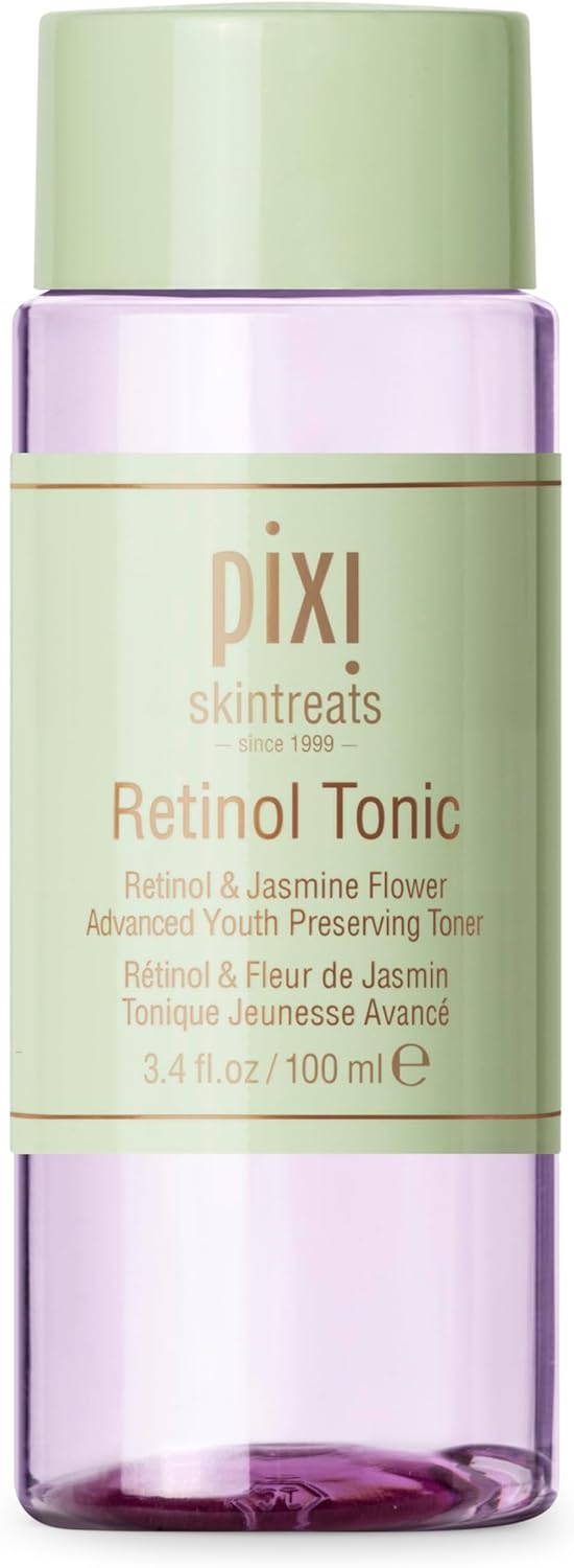 Pixi Retinol Tonic, Smoothing & Firming Facial Toner, Enhanced with Peptides to Boost Collagen Production, Alcohol-Free Daily Rejuvenating Toner, 250 ml / 8.5 fl oz