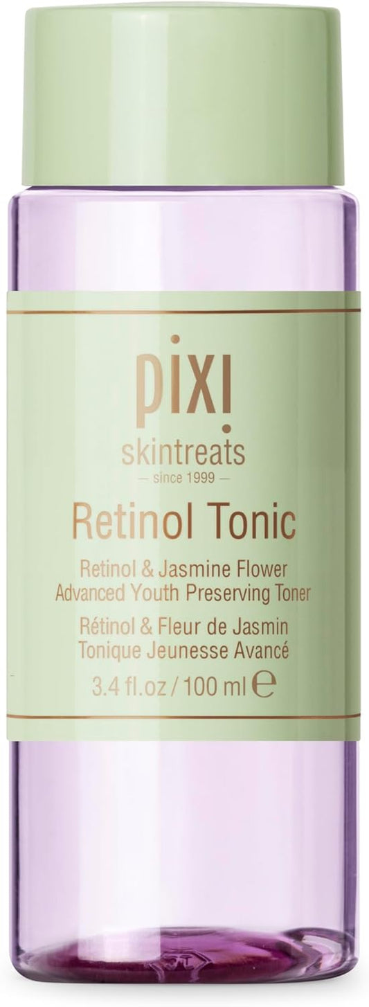 Pixi Retinol Tonic, Smoothing & Firming Facial Toner, Enhanced with Peptides to Boost Collagen Production, Alcohol-Free Daily Rejuvenating Toner, 250 ml / 8.5 fl oz