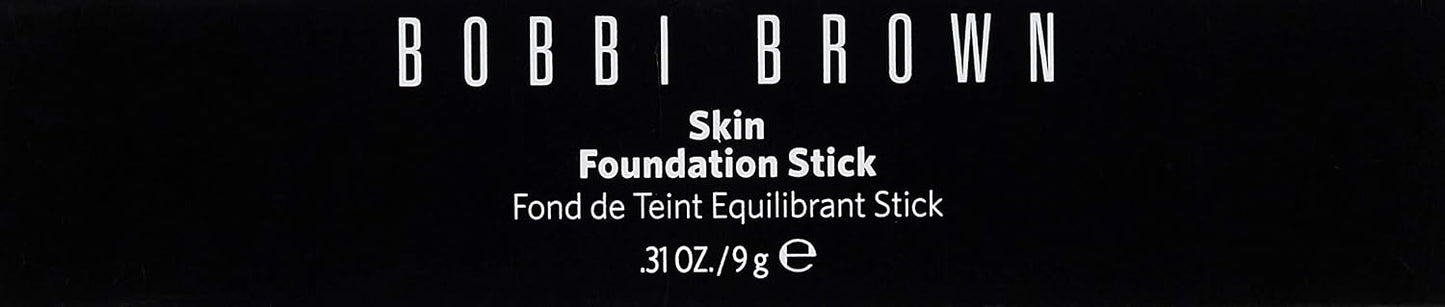 Bobbi Brown Skin Foundation Stick - Creamy Medium-to-Full Coverage, Warm Walnut W-096, 0.31 oz