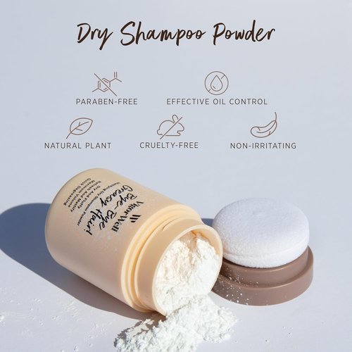 NOPUNZEL Dry Shampoo Powder, Dry Shampoo for Women, Powder Dry Shampoo, Dry Shampoo for Dark Hair, Travel Size Dry Shampoo, Non Aerosol Dry Shampoo, Natural Dry Shampoo Travel Size - 3 pack